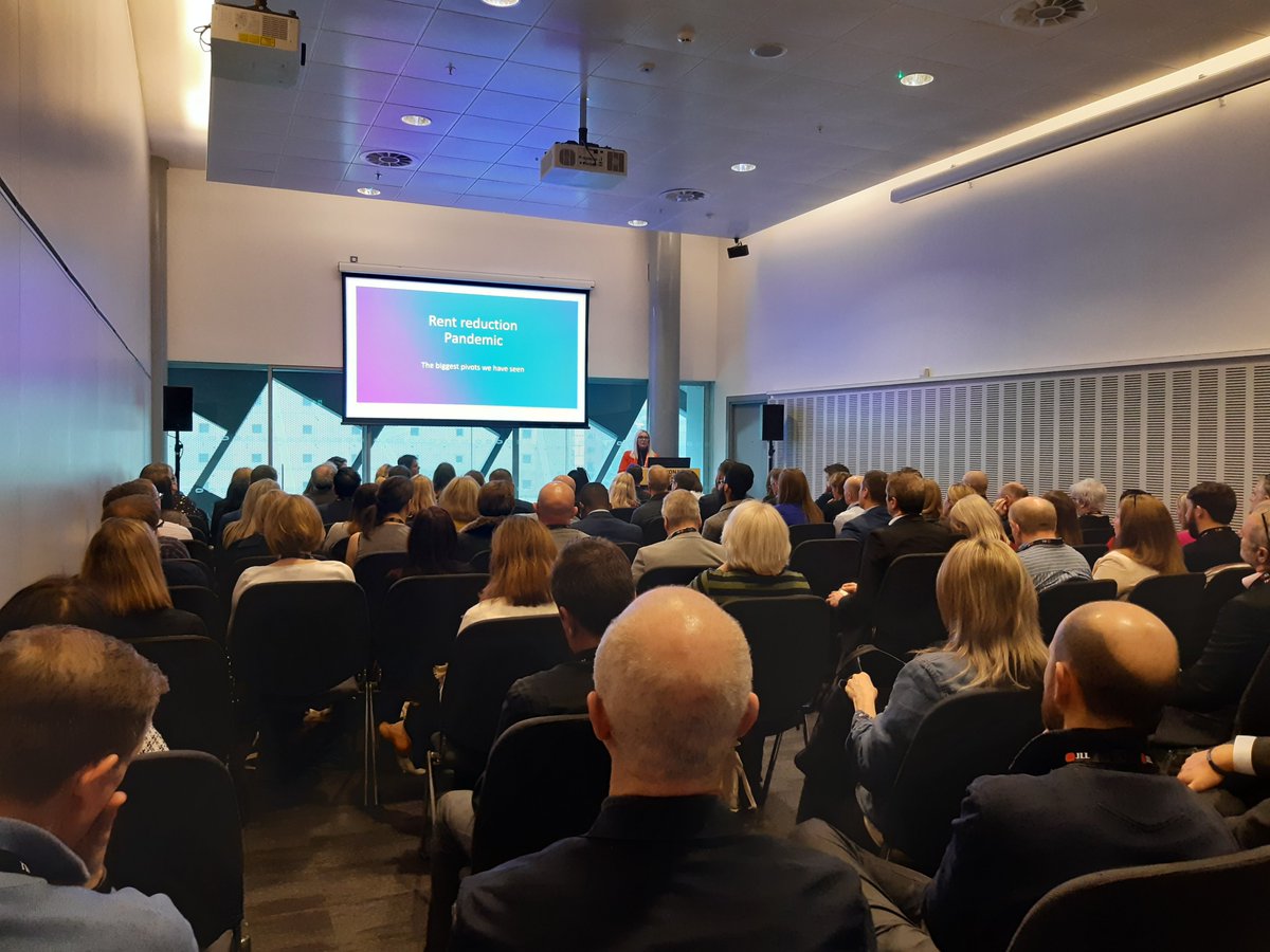 A packed room at the @PhoenixYork and @Housemarkltd session on 'how data can improve innovation and drive performance' #nhffinance @natfedevents