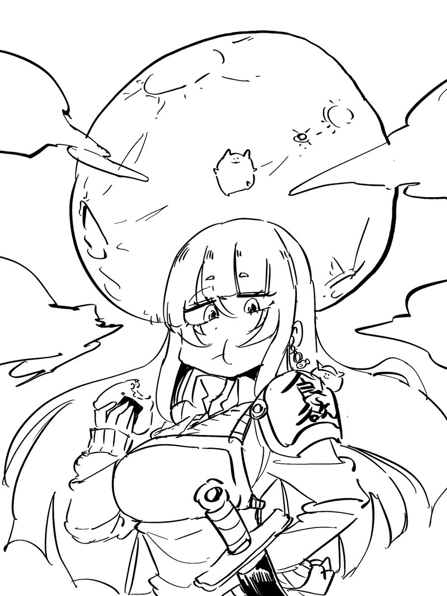 きょうの線画です🍣 