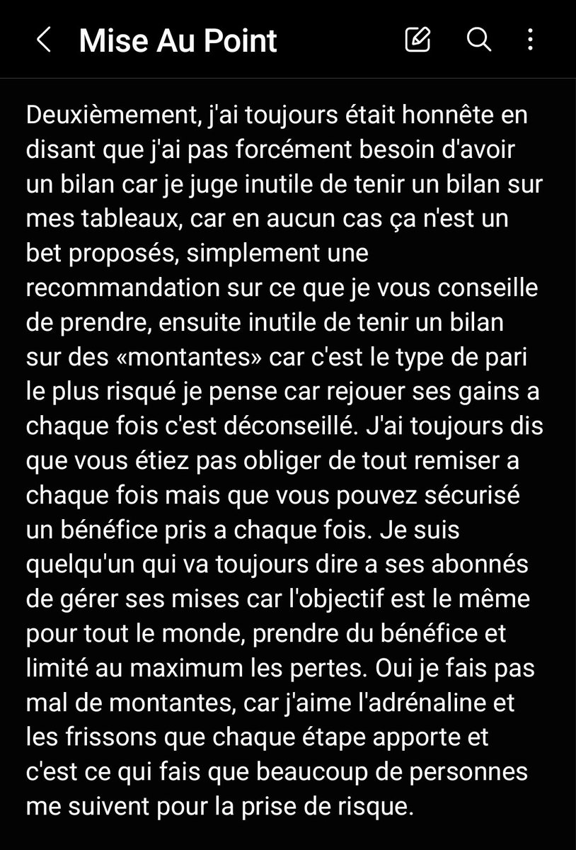 taurusbet's tweet photo. Petite mise au point concernant ce qu'il s'est passé ce matin et sur ce qui se dis a mon égard.

Merci à ceux qui prendront le temps de lire et a retweeter 🙏! Si vous avez aussi des suggestions sur ce que vous aimeriez voir en nouveauté, je suis à l'écoute! #TeamParieur https://t.co/gLibojDbUe