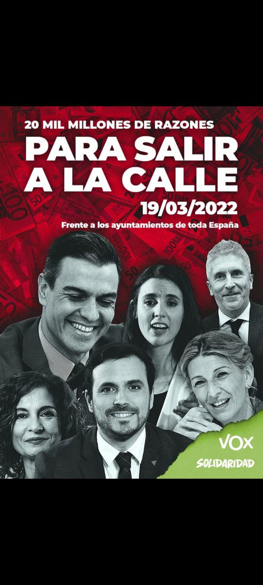 RuedaFau's tweet photo. Hola @A3Noticias se te olvidó nombrar la manifestación del día 19 de marzo convocada por el sindicato @solidaridad_esp .
Gracias https://t.co/QibDf2tCS3