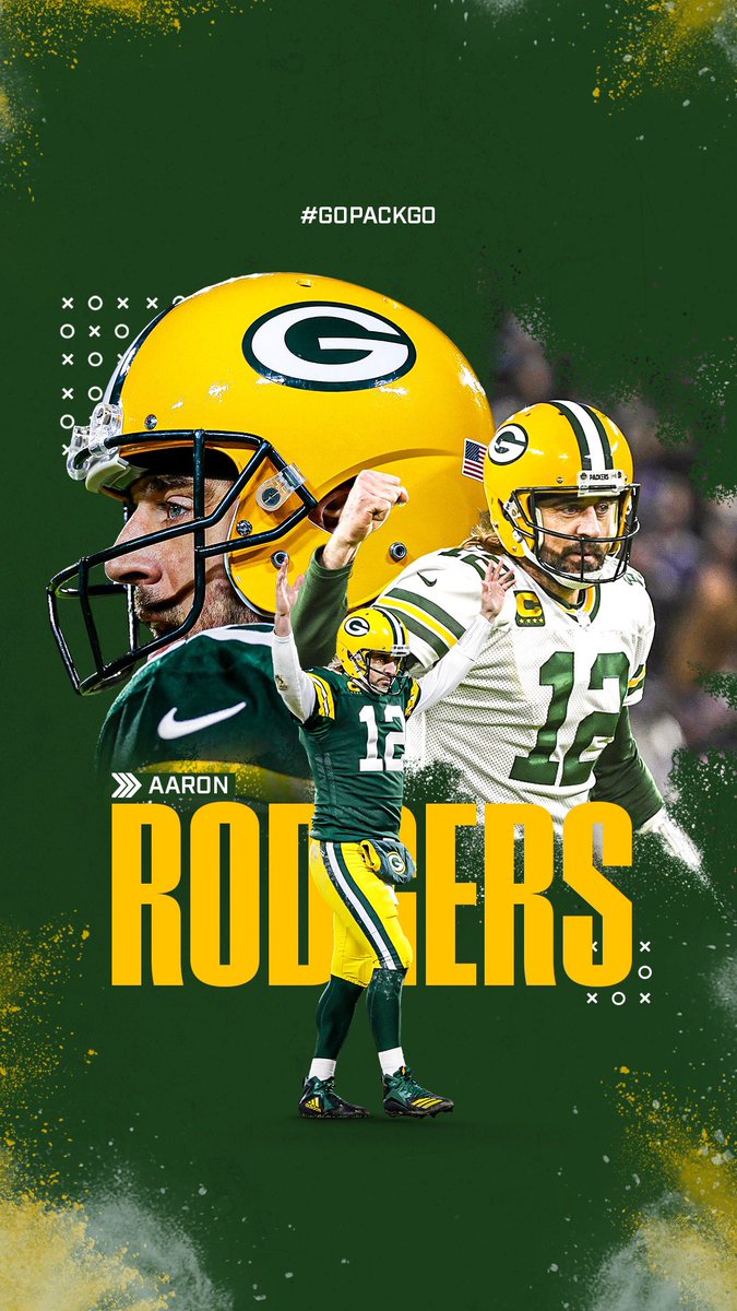 packers's tweet photo. The MVP is back 🙌 

@AaronRodgers12 ✖️ #WallpaperWednesday https://t.co/SFsvFeWXq2