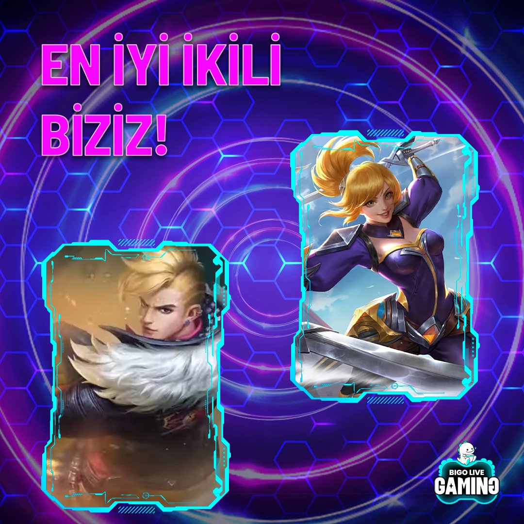 bigogamingtr's tweet photo. Oyun oynarken duo’n çok önemli! 

Birlikte hem keyif alabilir hem de doyasıya eğlenebilirsin. Akşam olsa da birlikte bir an önce oyun oynasak diye sürekli saate bakarsın. 

Senin en sevdiğin duo’n kim? Haydi yorumlarda onu etiketle! 

#bigolivegaming #bigolivegamingtr https://t.co/5xcgjcFGn9