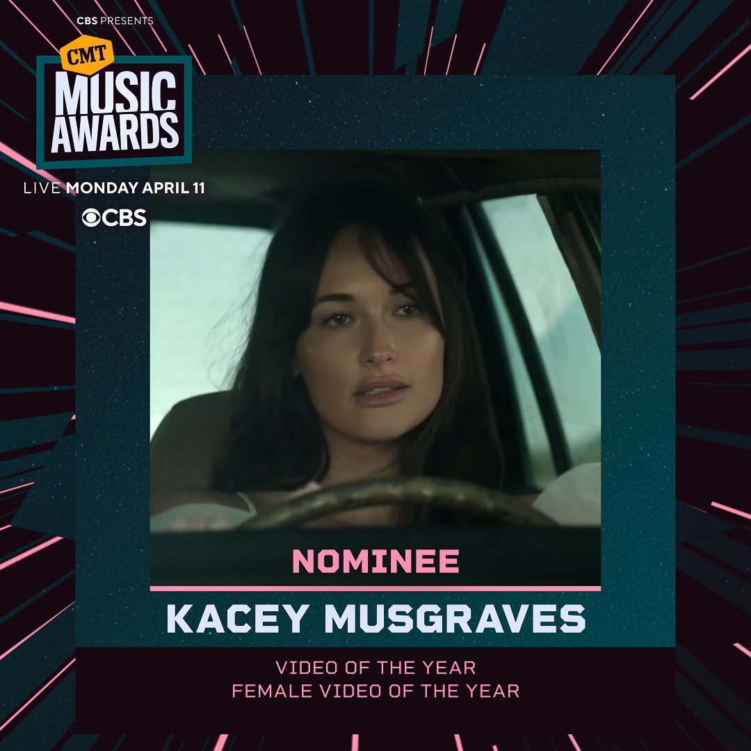 BTPRinc's tweet photo. Congratulations to @KaceyMusgraves on her @CMT award nominations. 👏🏼 #videooftheyear #femalevideooftheyear 👉🏽 https://t.co/ilQME5sSJZ #justified https://t.co/XzCrRt5MTo