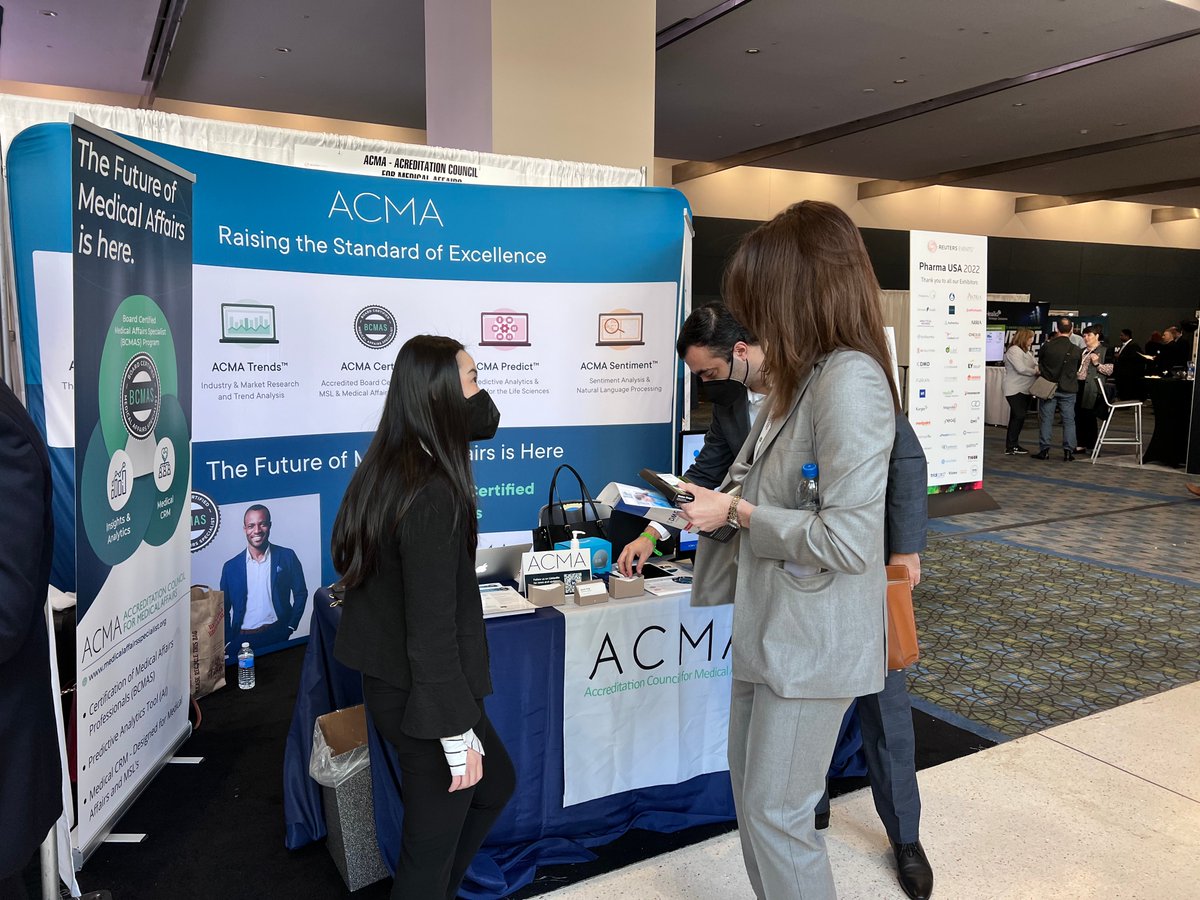 Off to a great start at #REpharmaUSA 

The importance of diversity in clinical trials and data-centric analytics has been expressed numerous times so far, and we're so excited to tell attendees about how ACMA Insights can help make sense of their data in a changing world.