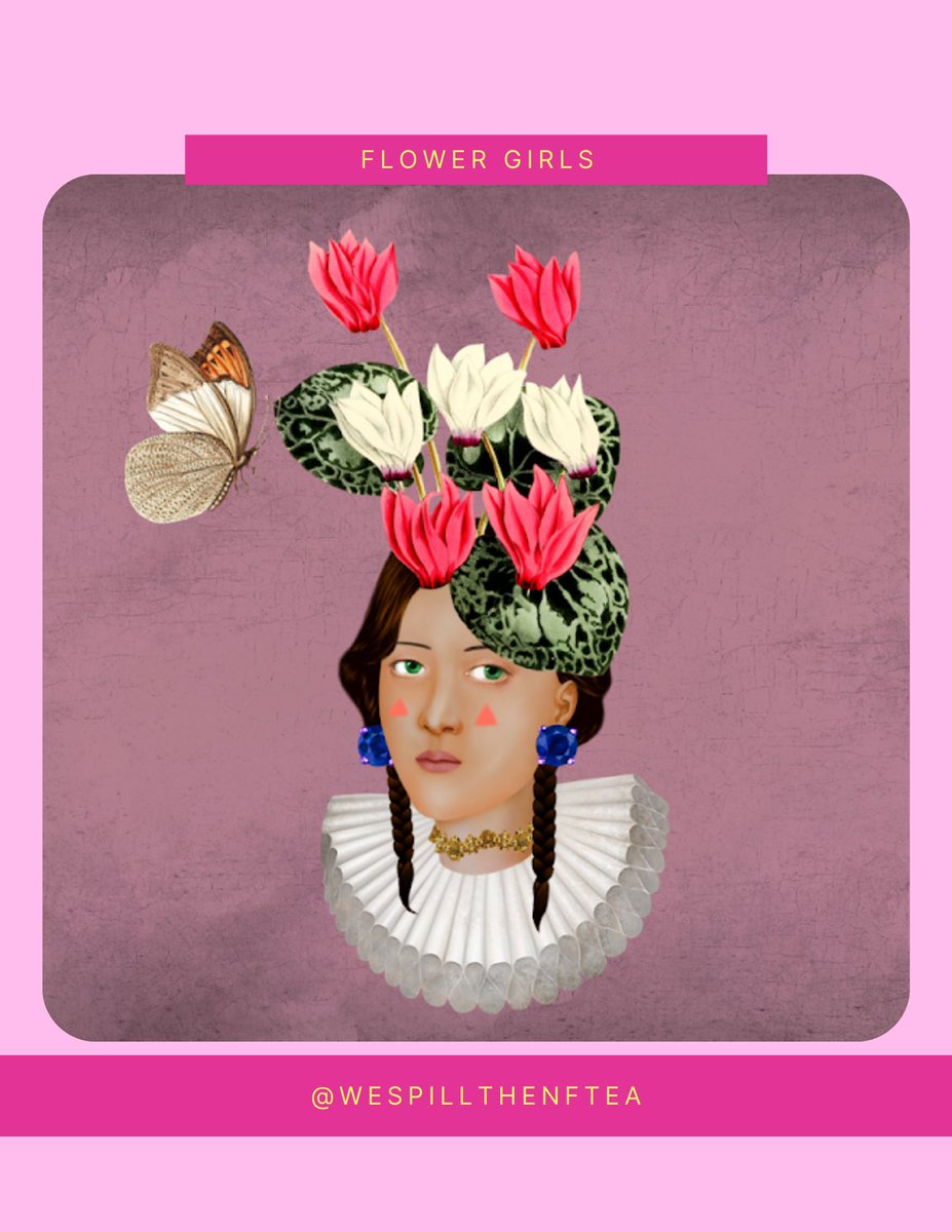 WeSpillTheNFTea's tweet photo. ✨Project Spotlight: @FlowerGirlsNFT 

We love what @VarvaraAlay has created w/ her 10k collection ✨

Next — starting their “cross-pollination” which is the next step in their roadmap 🌱

Join the Discord to get full details on cross-pollination &amp; their roadmap to Venus 🌙 https://t.co/zi7445jPD3