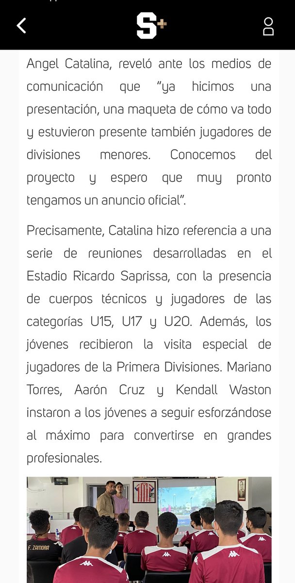 presimorado's tweet photo. Noticias q salen en el #SapriApp… “Divisiones Menores conocieron detalles del CES” 💪🏼💜 https://t.co/wyE6IKkbAI