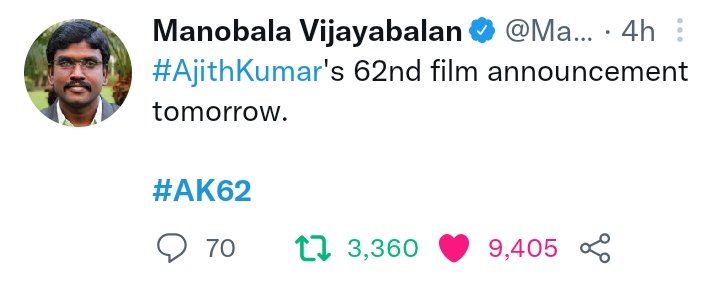Hanast49748131's tweet photo. #AK62 #BonneykapporAK61Update #VigneshShivan https://t.co/8S0LKhwmcN