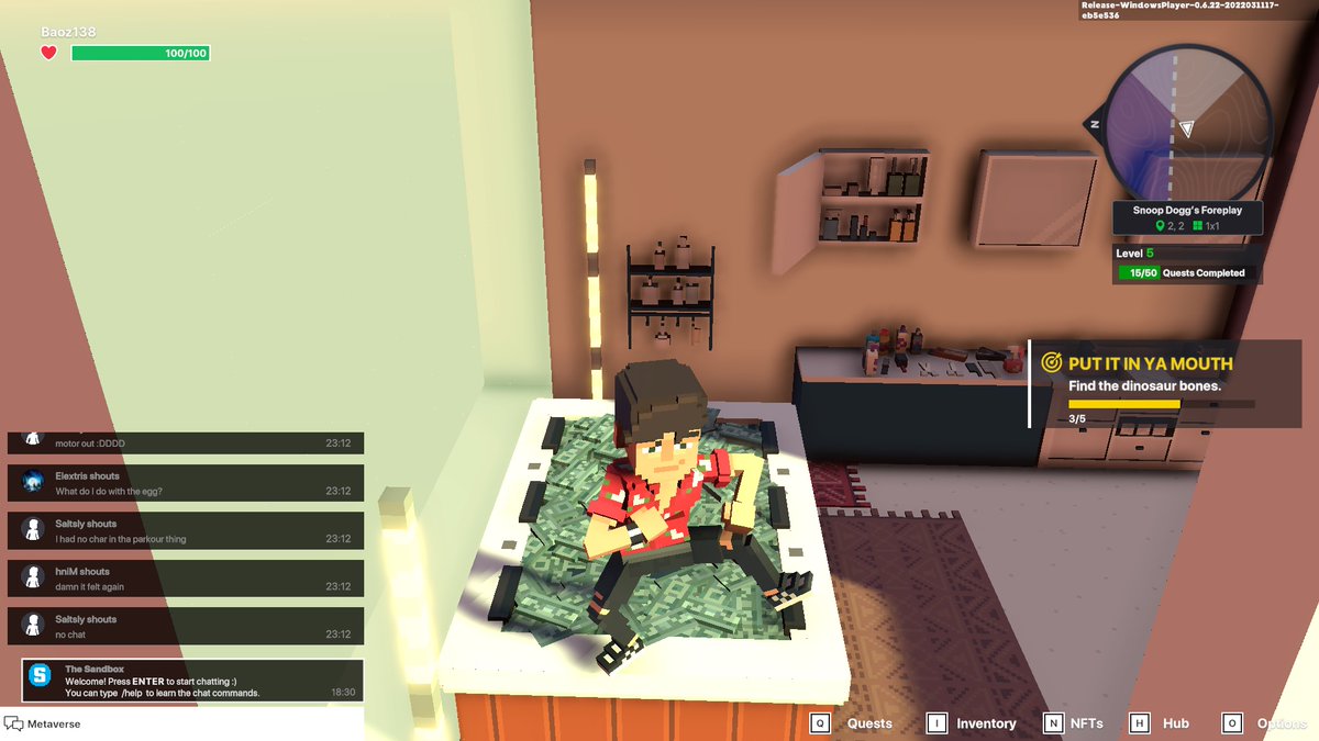 Matthew26305145's tweet photo. @TheSandboxGame I just participated in the daily #SandboxAlphaS2Contest for a chance to earn up to 1,000 $SAND! Starting March 16 - Take a money bath in Snoop Dogg Mansion. Check out my screenshot below!
👇 #SandboxAlphaS2 https://t.co/coZUcG2koj