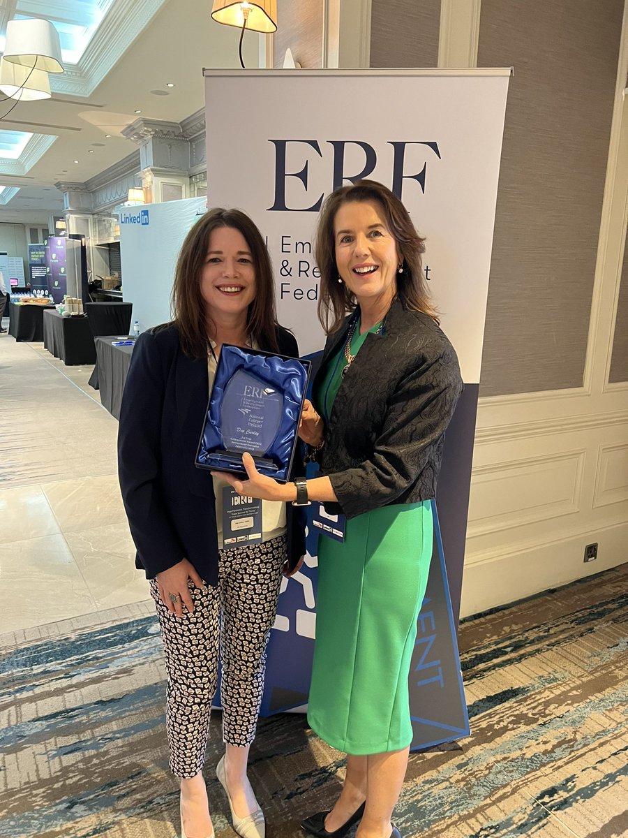 Congratulations to Leona Daly (TTM) &amp; Dee Curley (Hero) on receiving awards for outstanding academic achievement on the Recruitment Executive Apprenticeship from ERF CEO Geraldine King. 👏👏👏 <a href="/TTMGroup/">TTM Healthcare Solutions</a> <a href="/herorecruit/">HERO Recruitment</a> <a href="/deirdre_hero/">Deirdre Finnerty</a> <a href="/NCIRL/">National College of Ireland</a> <a href="/apprenticesIrl/">Apprenticeship Irl</a> <a href="/ERFIreland/">ERF Ireland</a>