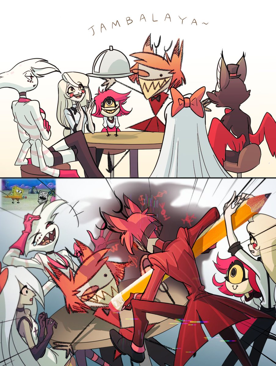 Epic_rimble's tweet photo. 복스가 그린 알래
#hazbinhotel #Alastor https://t.co/lZXZfWuMu4