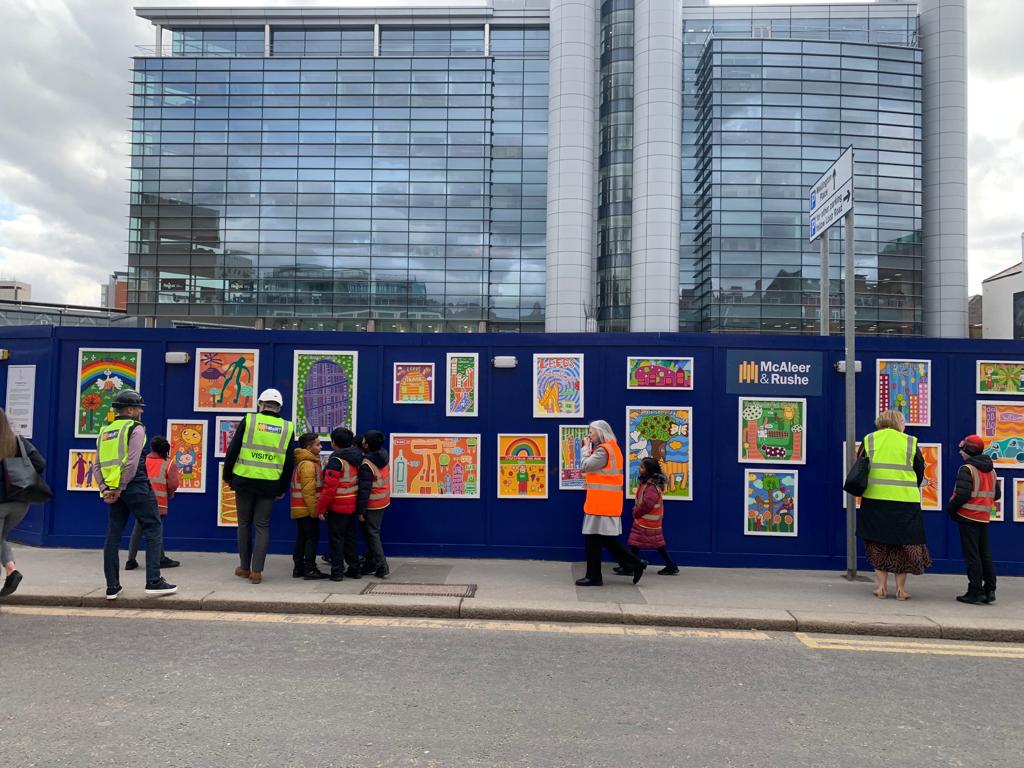 Art4Space (@art4space) on Twitter photo The children from St Joseph's Primary School in Leeds thoroughly enjoyed seeing the artwork on site last week with <a href="/MRPInvDev/">MRP Investment & Development Ltd</a> 👏
They responded to the theme 'Leeds - City of the Future'. The children from St Joseph's Primary School in Leeds thoroughly enjoyed seeing the artwork on site last week with <a href="/MRPInvDev/">MRP Investment & Development Ltd</a> 👏
They responded to the theme 'Leeds - City of the Future'.