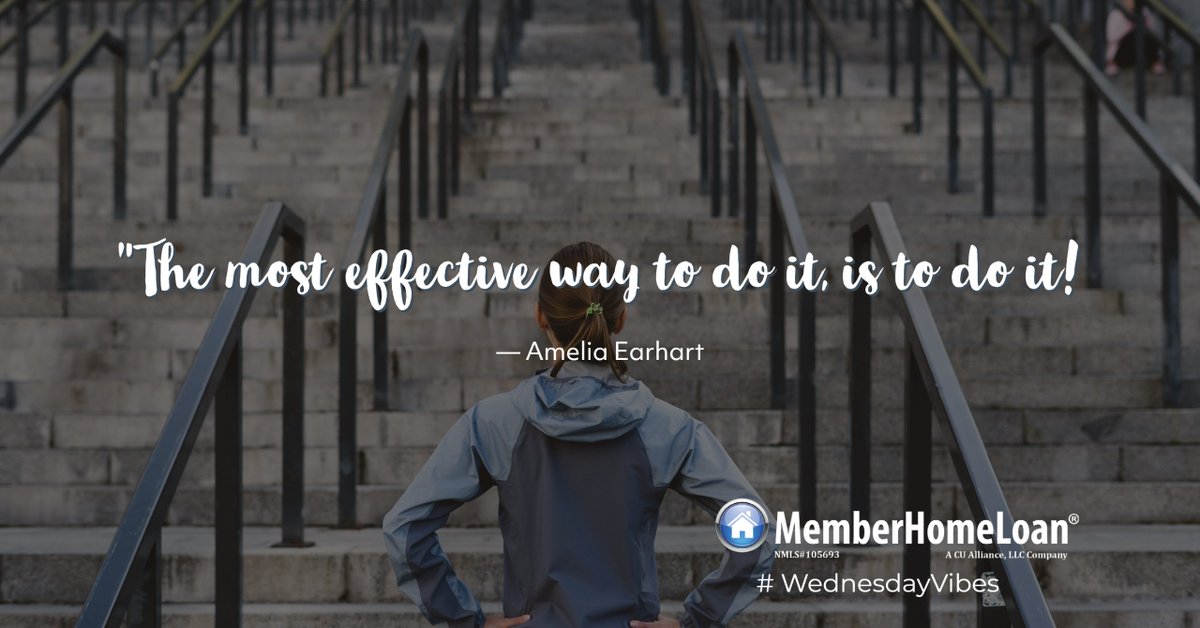 "The most effective way to do it, is to do it." - Amelia Earhart 
#WednesdayWisdom #wednesdayvibes #humpdaymotivation #doit