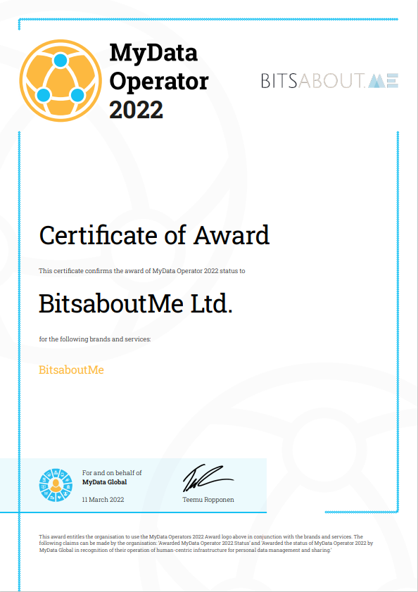 BitsaboutMe | Fairtrade für Daten tweet media