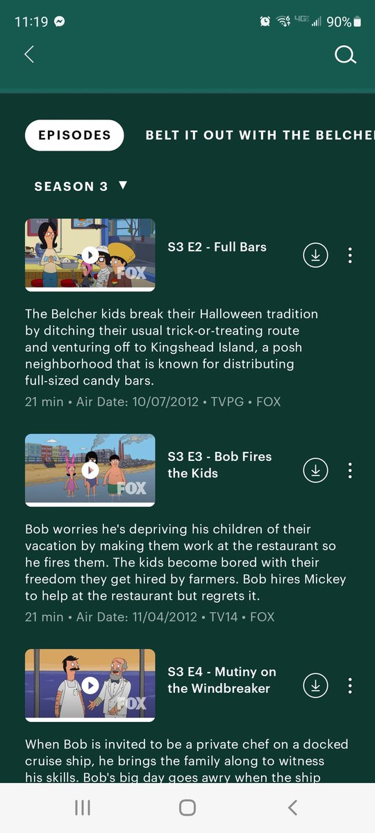DownrightEmily's tweet photo. @hulu_support This is embarrassing 😳  I meant S3E1. "Earsy Rider" https://t.co/5MK3yWAWO0