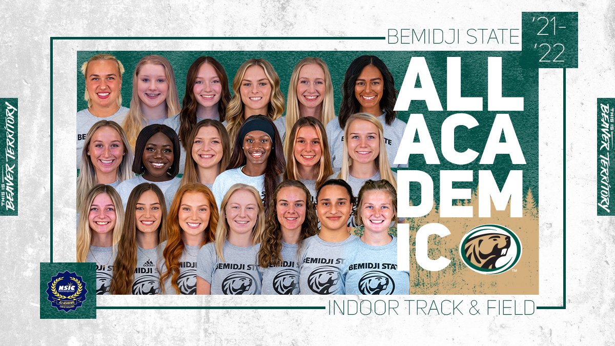 BSUBeaversXCTF's tweet photo. Congrats to our group of 19 members of the 2021-22 Winter NSIC All-Academic Team!

#BeaverTerritory https://t.co/URUAbaarPD