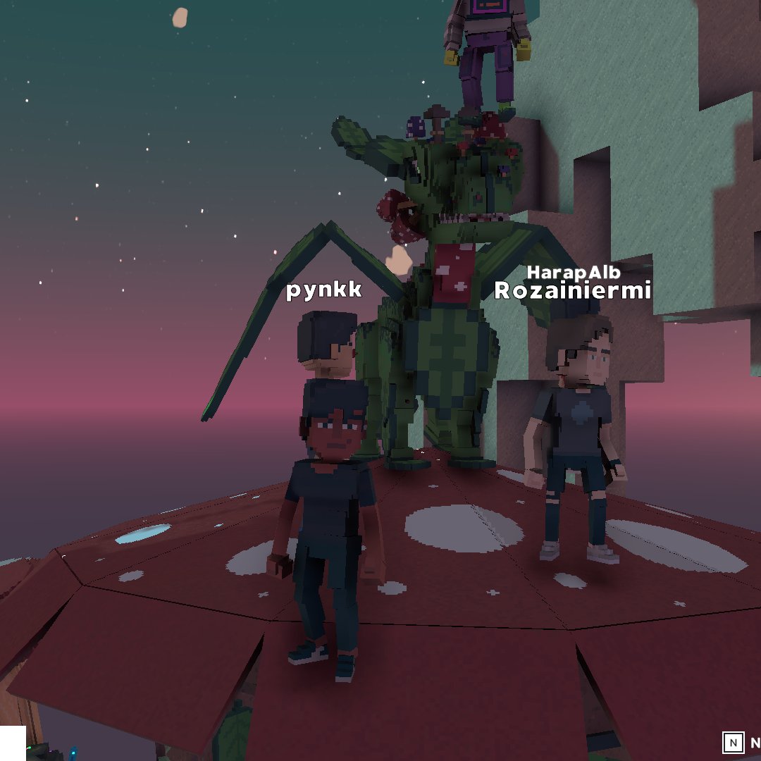 Shokolat167's tweet photo. @TheSandboxGame I just participated in the daily #SandboxAlphaS2Contest for a chance to earn up to 1,000 $SAND! Starting March 15 - Selfie with the mushroom dragon. Check out my screenshot below! 👇 #SandboxAlphaS2 https://t.co/Ab6gS4Pnd0