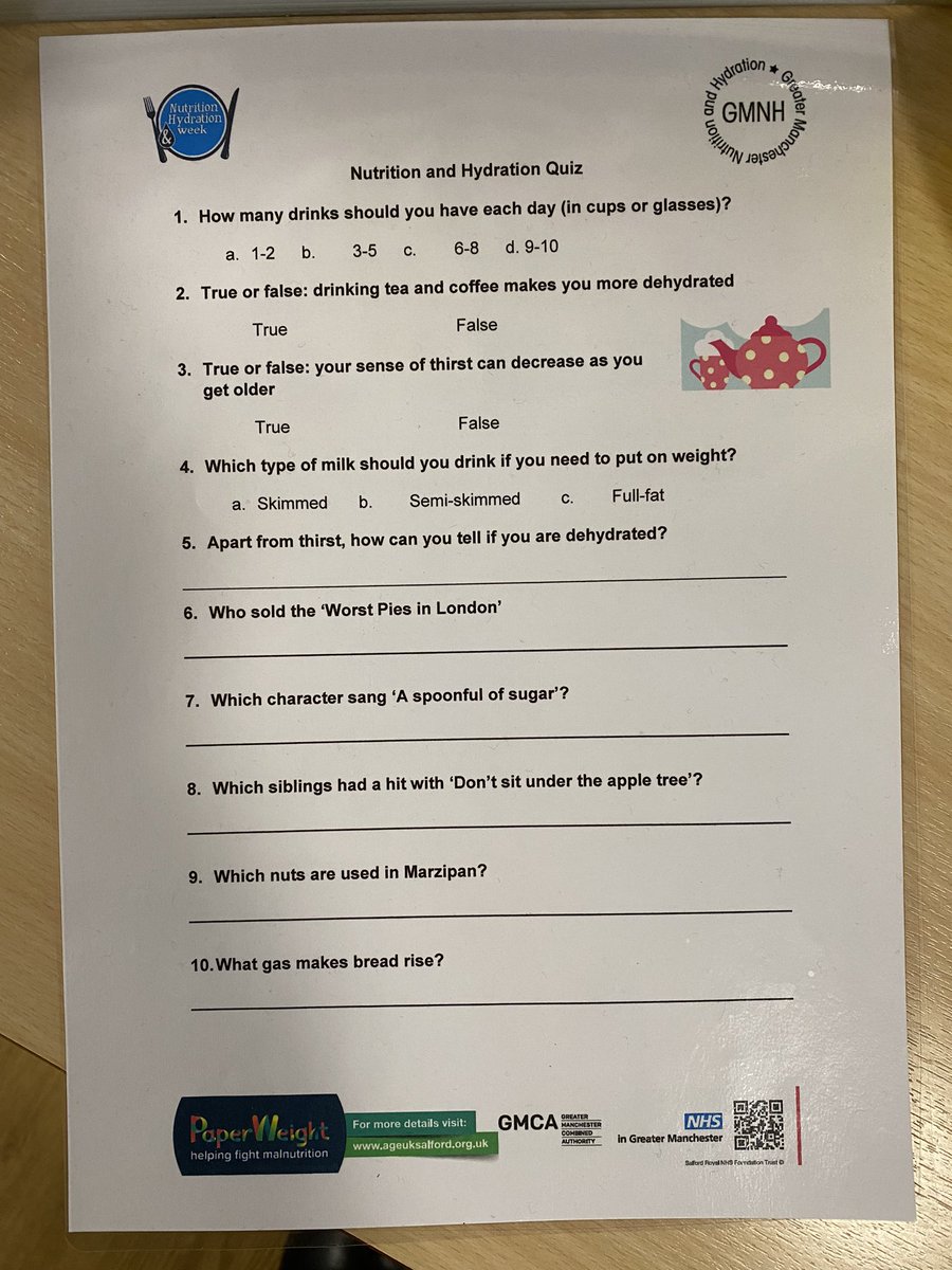 Celebrating nutrition and hydration week at laburnum lodge, thanks to our nutritional link nurses for the lovely display 👏🏻 <a href="/kearns_samantha/">Samantha Kearns</a> <a href="/doreese/">Lisa 💙</a> #lablodge