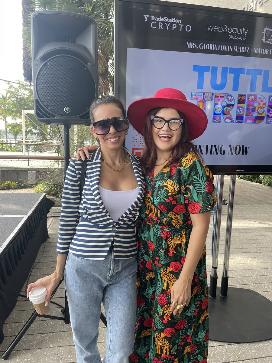 HelenGerberg's tweet photo. Hablando del empoderamiento y colaboración entre mujeres! ⚡️ Hoy en Web3 equity Tuttle Tribe collection W/ @FrancisSuarez @thesuperama @anisalab @legallyariela 
@blancajuliethxo 
.

#web3 #web3equity #womanintech #tuttletribe https://t.co/1BJhv8OjL0