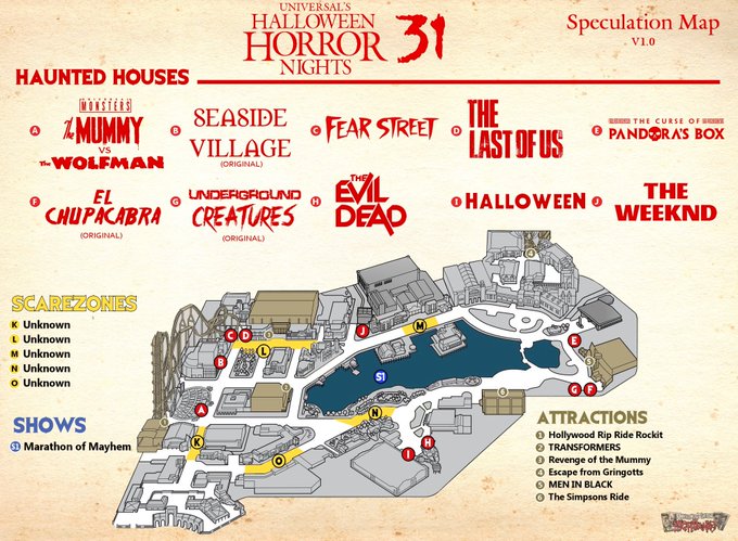 Disney Halloween Horror Nights 2022 Universal Orlando Announces Dates For Halloween Horror Nights 31 Theme Park Tribune Theme Park News