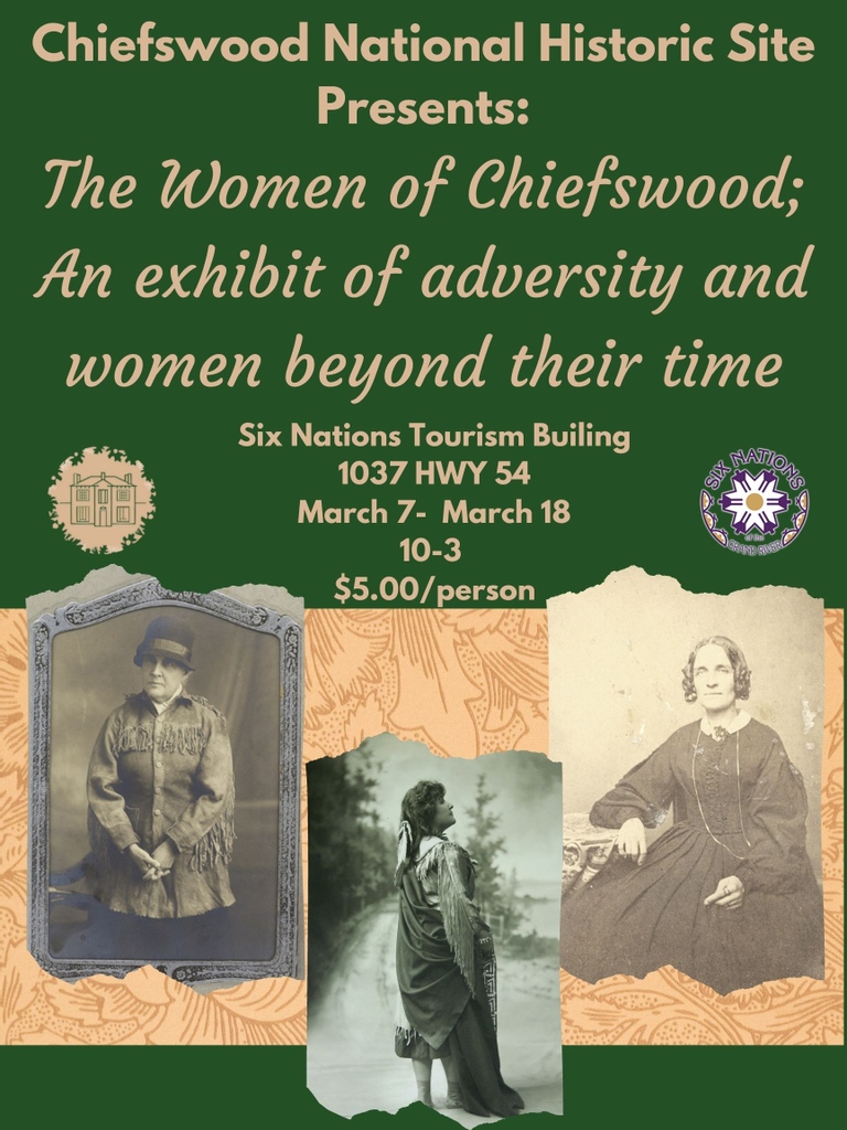 chiefswood's tweet photo. Only two days left to view the Women of Chiefswood Exhibit!! 

Witness never before seen artifacts from the Chiefswood Collection that highlight E. Pauline Johnson, her sister Evelyn Johnson and their mother, Emily Johnson. https://t.co/6ecsRI81mK