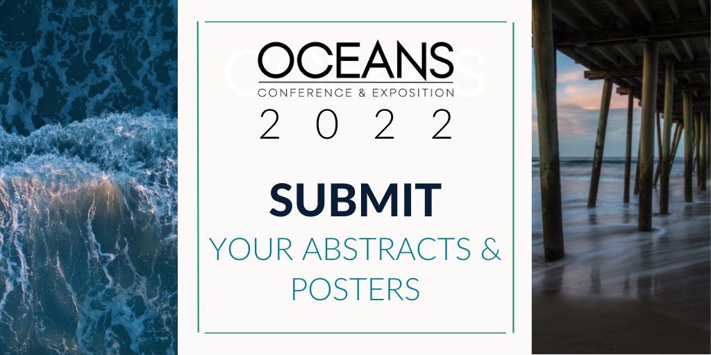 Have you submitted your abstracts? The portal is OPEN. Share your innovative research with the OCEANS 2022 Hampton Roads audience!

Are you a student? Submit your posters for a chance to be featured in the Student Poster Competition!

hamptonroads22.oceansconference.org/program/submit…