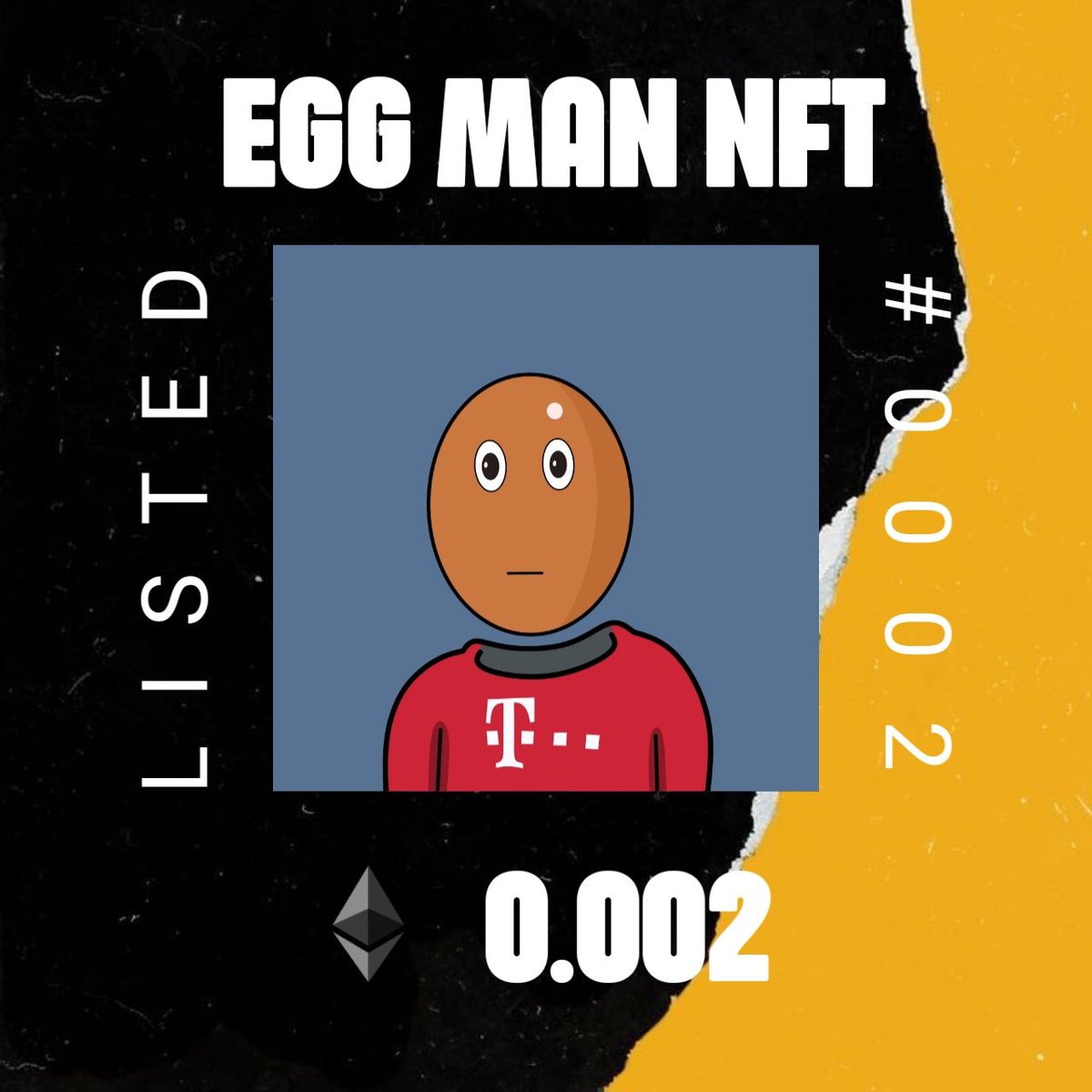 eggmannft_'s tweet photo. Egg Man NFT 🥚👀
Jersey : @FCBayern 
0.002 ETH

OpenSea : https://t.co/SGZFVtBDGD

#opensea #OpenSeaNFT #nftart #NFTCollection #NFTCommunity #Ethereum #listed #collection https://t.co/YJ3mMVwUlI