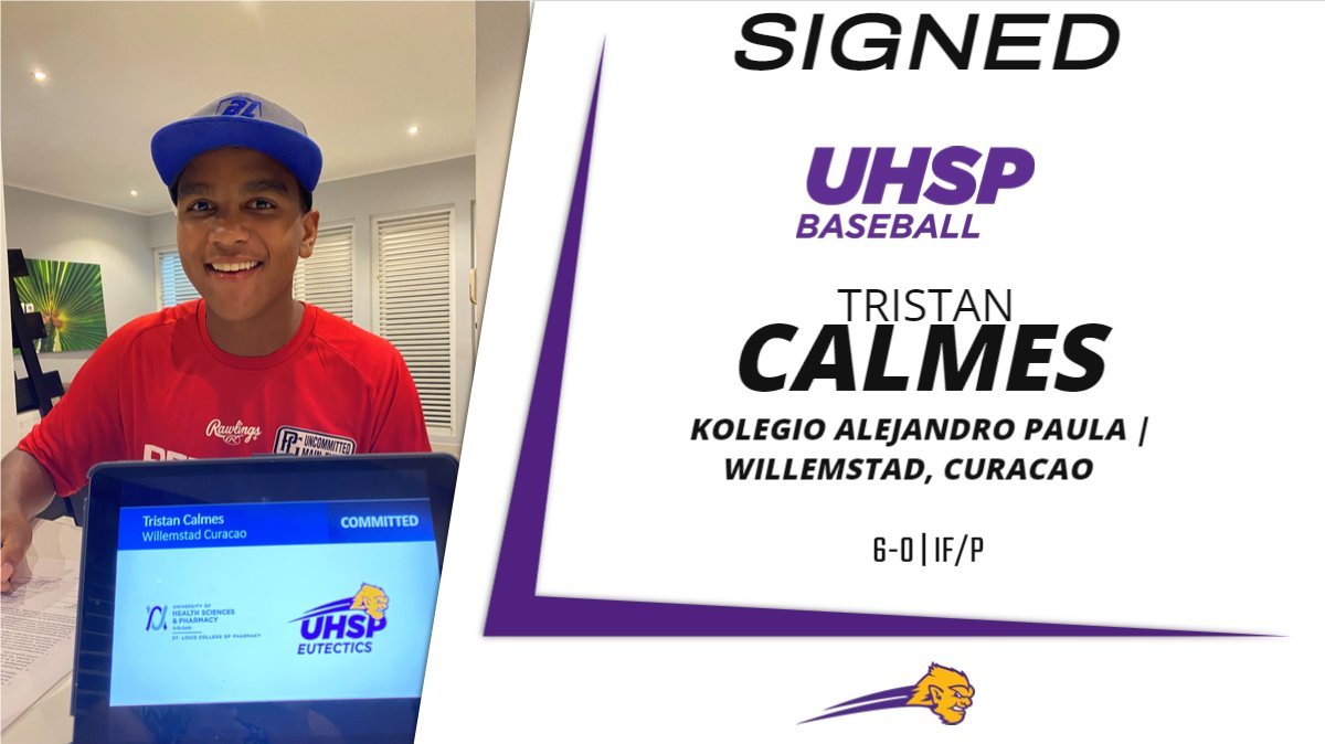 UHSPEutectics's tweet photo. UHSP Baseball signed Tristan Calmes of Willemstad, Curacao for 2022-23! #EutsBaseball #UHSPAthletics #WelcomeToUHSP @UHSPBaseball @t_calmes1906
https://t.co/eF85wJTZm1 https://t.co/EjFyPoSxEe