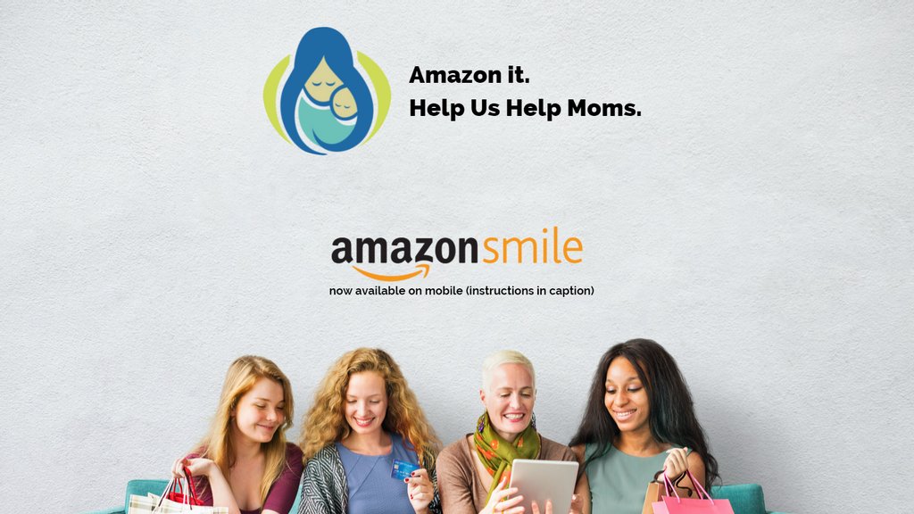 #WinWin: You get that thing you were going to get anyway, while helping us support moms dealing with #perinatal mood &amp; anxiety disorders! Pop open the app -> tap the 3 lines on the bottom right-> "Gifting &amp; Charity" -> AmazonSmile-> Select Moms Mental Health Initiative Inc.