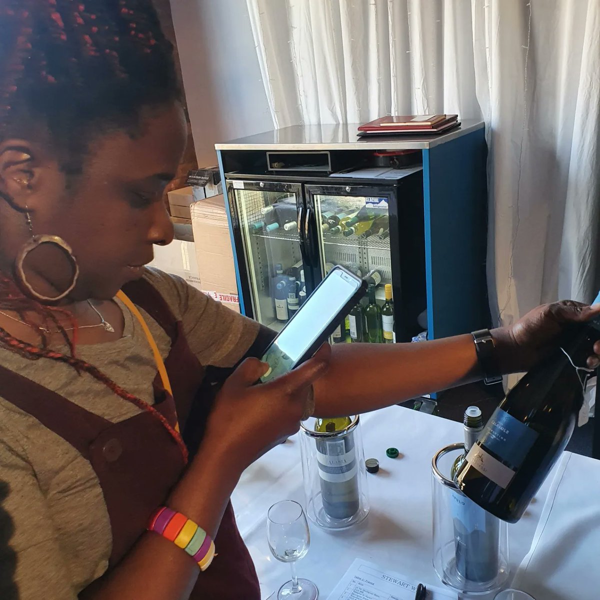 Thanks to  @stewartwines and <a href="/wshed/">Watershed</a> for hosting the wine tasting event today. Over 70 wines to taste and rate, its a good way to spend a Monday afternoon! #wine #tasting #work #toughjob #someonehastodoit