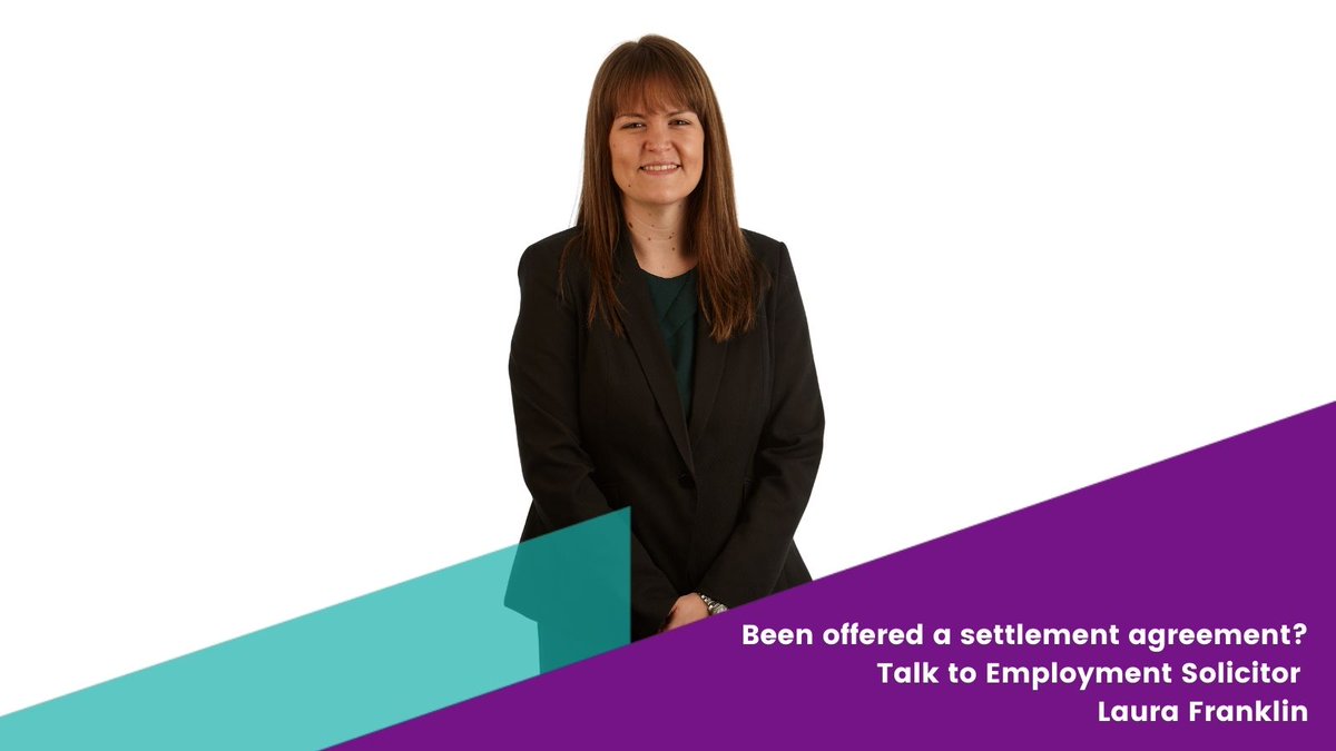 BeswicksLegal's tweet photo. Being given a settlement agreement can be stressful and emotive, and if you don’t get independent legal advice, the agreement won’t be binding. @LawfrankBL can help. Visit our website to read Laura's frequently asked questions on settlement agreements. https://t.co/BSxOCKs5zf https://t.co/NdjVgT6lWu