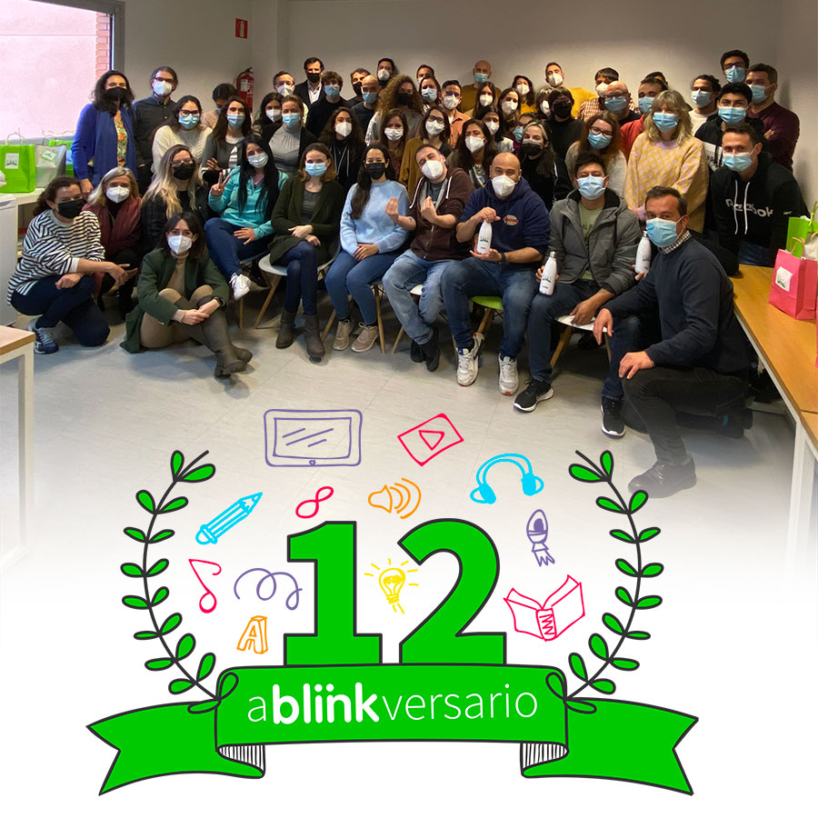 Blinklearning's tweet photo. 📣 ¡Estamos de cumpleaños! 🎉

Hoy hemos celebrado en nuestras oficinas de Madrid nuestro 12 aniversario. Queremos agradecer a todos y todas los que habéis formado y formáis parte de este camino.

👏¡Gracias!👏

#Ablinkversario #BlinkLearning #BlinkPeople #12años https://t.co/EH20UwXOLS