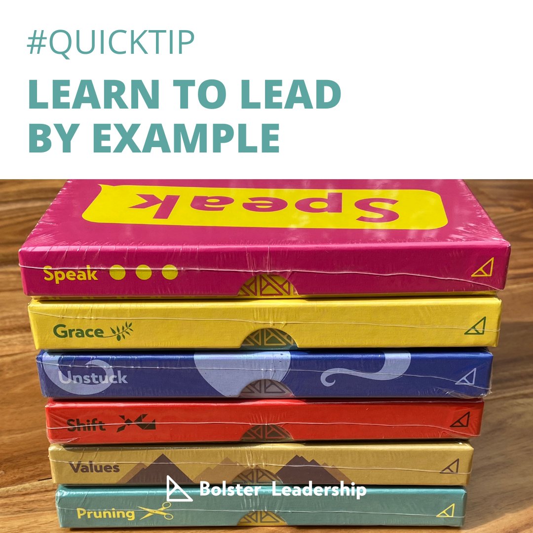 Bolster Leadership on Twitter "Set a good example by leading with a