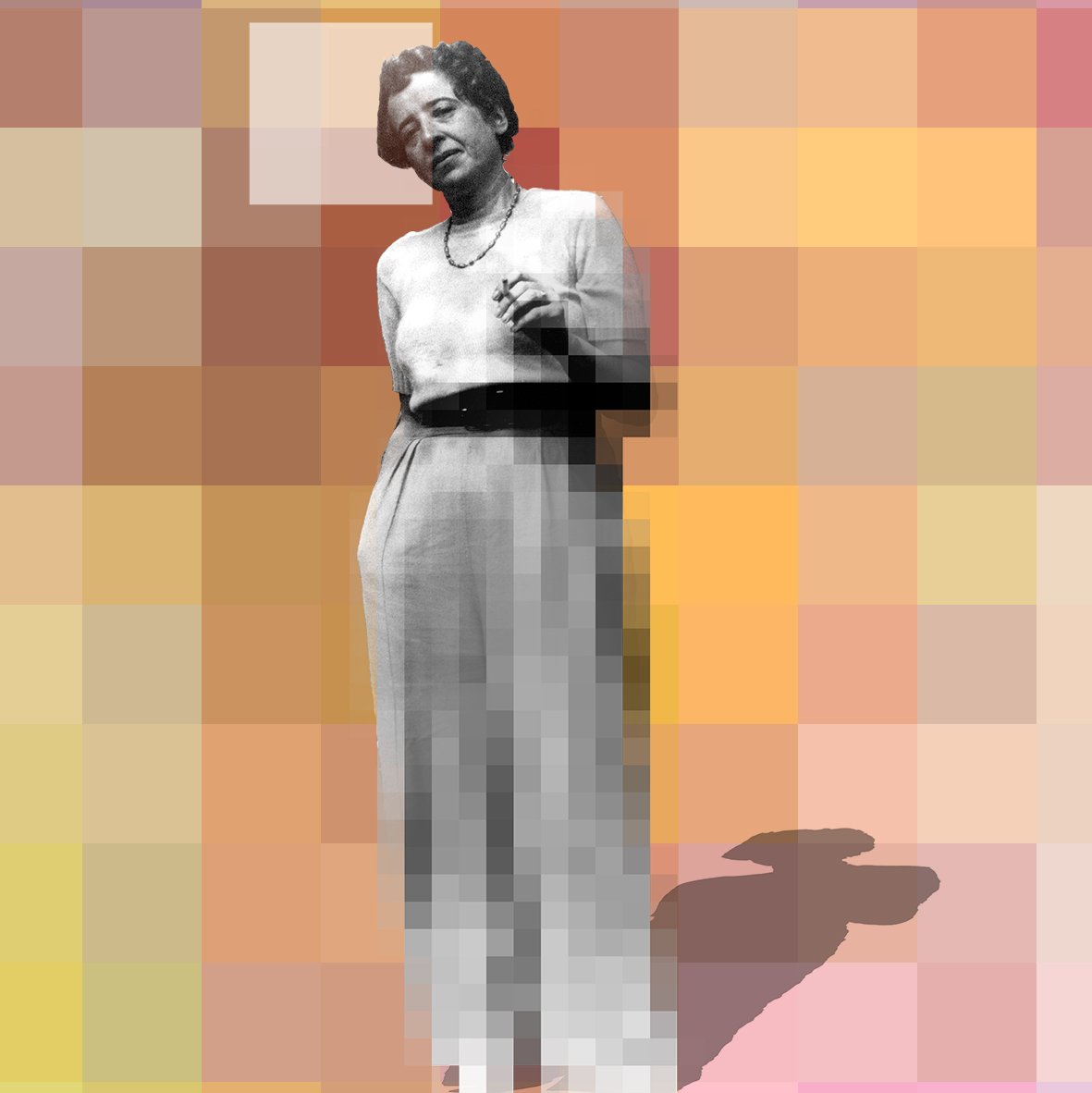 PixelFems's tweet photo. PixelFem #54 - Hannah Arendt on @hicetnunc2000 
https://t.co/AKhpufc3bT https://t.co/JyfAufGcUH