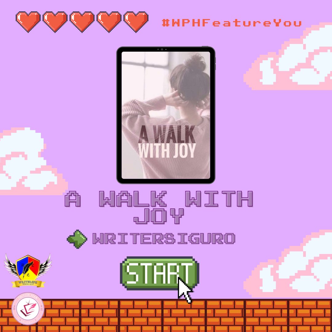 writersphorg's tweet photo. "A Walk with Joy" by the title itself, this #WPHFeatureYou will surely bring you joy once you read this story by @/writersiguro (@writersiguro), so check it out!

Link: https://t.co/V39FpgdOzH https://t.co/itnhUr4HzF