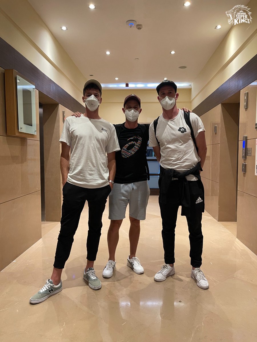 ChennaiIPL's tweet photo. Kiwi-k Update! ArrivIN with New Zeal! 🦁💪🏻

#Yellove 💛 #WhistlePodu 🦁💛 https://t.co/IsblUQrNaF