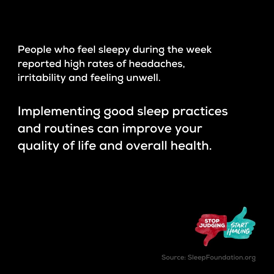 StopJudgingALA's tweet photo. Lack of sleep is linked to a handful of psychological and physical health problems. #SleepAwarenessWeek https://t.co/78bjcomcrP