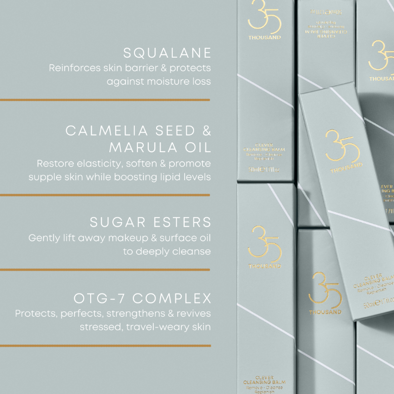 35Thousand's tweet photo. Like a jill of all trades, the Clever Cleansing Balm is a luxurious makeup remover, lightweight cleanser + intensive moisturizing mask all in one that combines high-quality active ingredients for a nourishing cleanse without any residual oiliness.