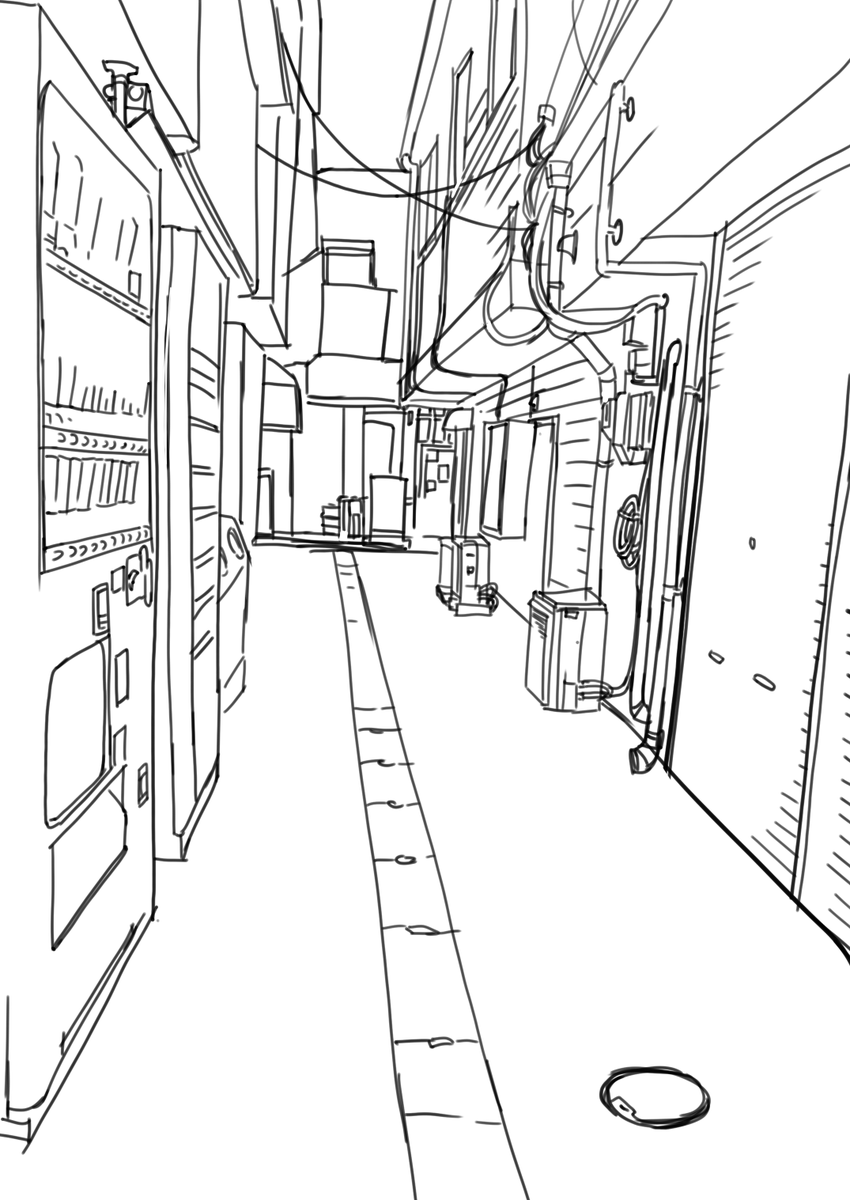 フリーハンド模写 