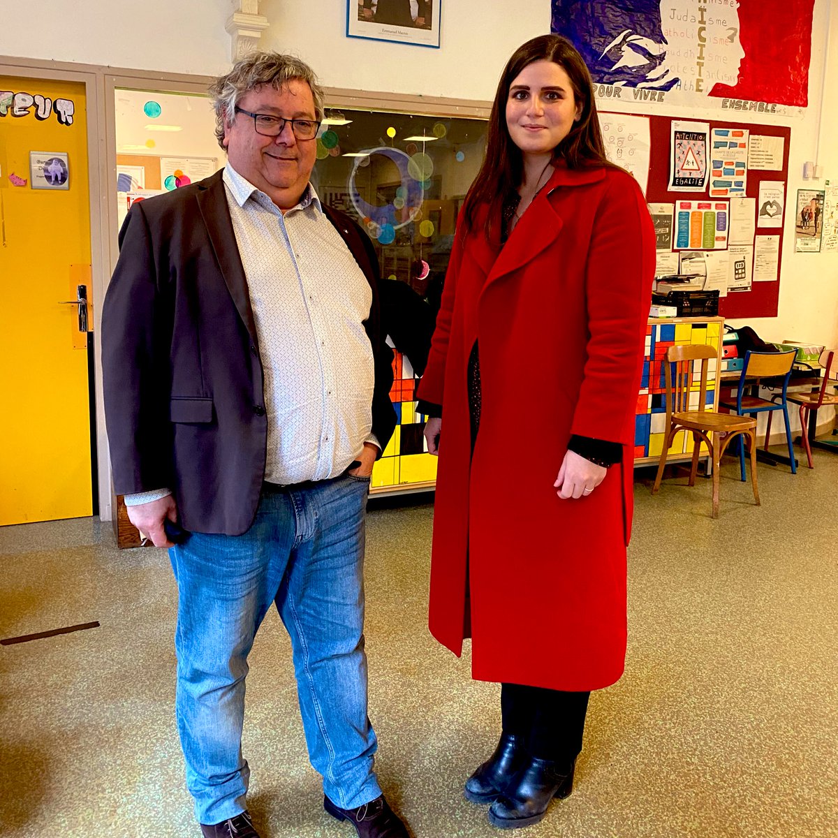 AnouchToranian's tweet photo. 🔸 Élue de terrain à #Paris15 🔸
Visite de l’Ecole #FelixFaure avec son directeur Jacques Tisserand.
Une école au cœur de notre arrondt, un directeur engagé et toute une équipe au service des enfants et des parents.
Bravo a leur formidable travail ! https://t.co/m3YXQ4uHpE