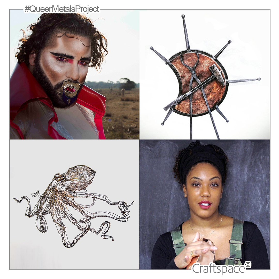 tweetcraftspace's tweet photo. What is {queer} + {metal}? Head over to our Instagram to find out more about the amazing artists featured in this captivating project selected by our artist in residency - Rebekah Frank. #QueerMetalsProject https://t.co/nqS6rV0Sgb