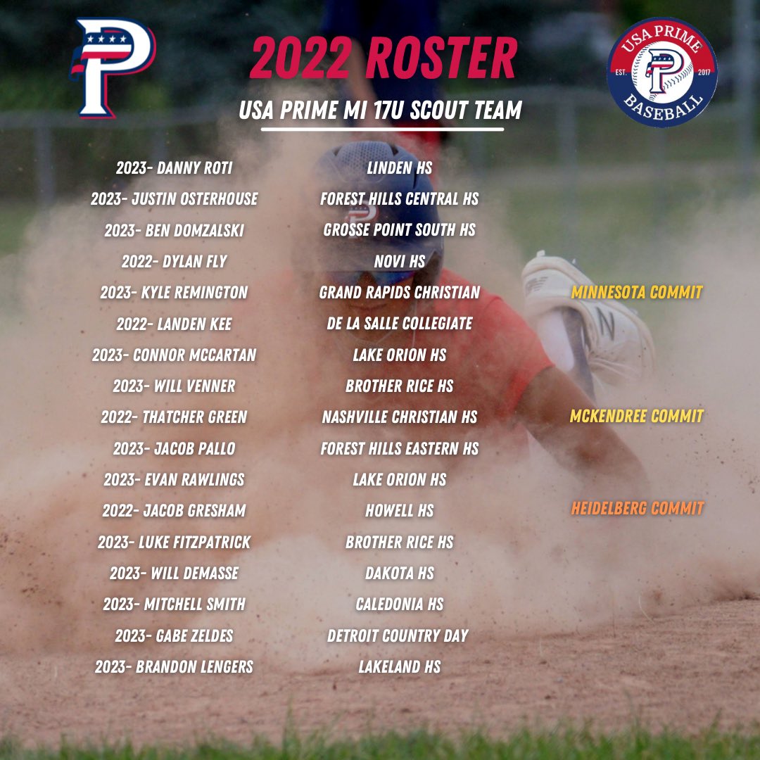 Best of luck to all our guys that are getting started with their HS seasons today! Compete, leave everything out there, and be a leader! #PrimeOnTop