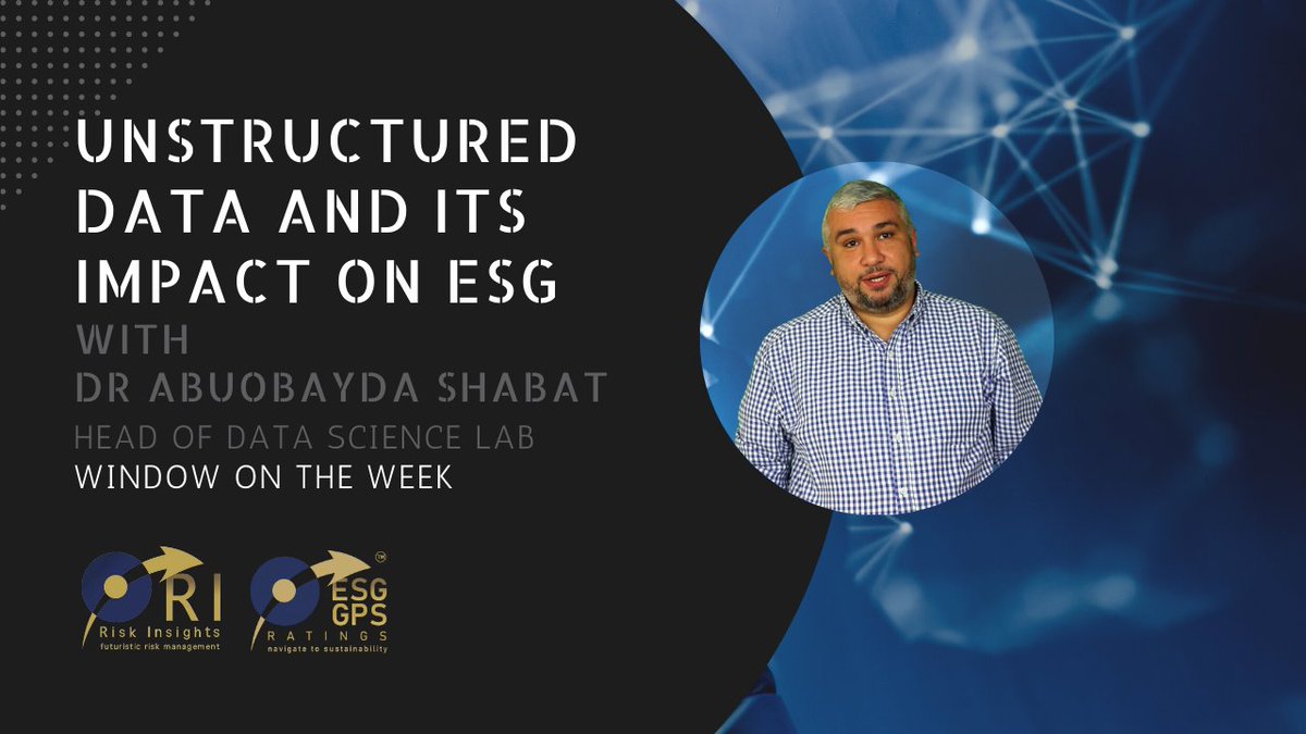 riskinsightsri's tweet photo. This week on Window On The Week we share with you a little more about unstructured data and its impact on ESG.
View Here: https://t.co/LzBthg8pFk
#ESGGPS #Riskinsights #WindowOnTheWeek #WOTW #SouthAfrica #Sustainability #Machinelearning #ArtificialIntelligence #AI #ML #WEF #ESG https://t.co/IM9LeyLTAA