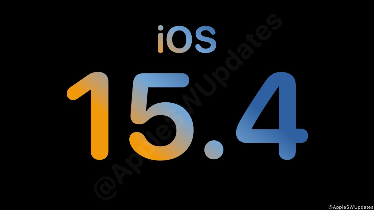 iSWUpdates's tweet image. iOS 15.4 (19E241) has been released. #iOS #iOS154