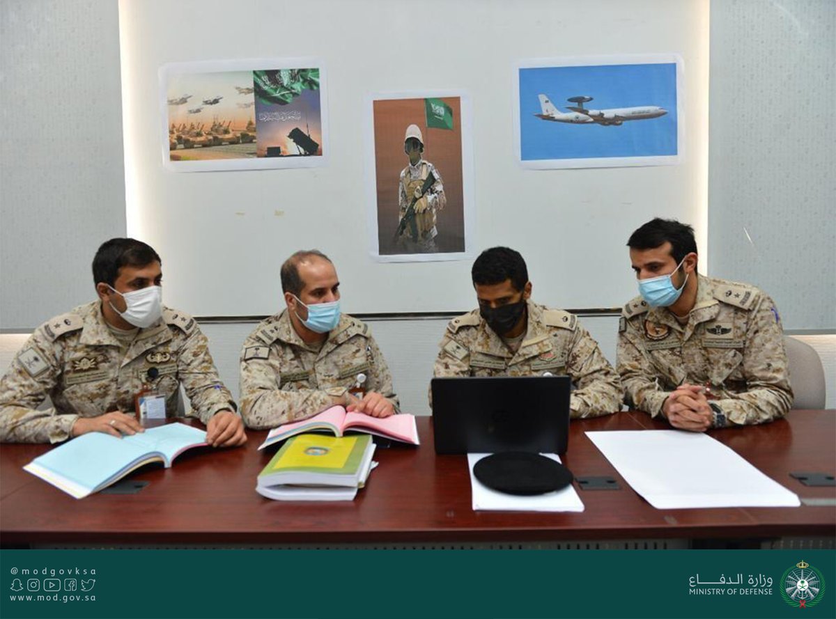 modgovksa's tweet photo. انطلاق فعاليات التمرين النهائي المشترك (راية التوحيد) لبرنامج ⁧ماجستير⁩ العلوم العسكرية رقم (48) بـ ⁧#كلية_القيادة_والأركان_للقوات_المسلحة، ويهدف التمرين إلى تطبيق مهارات التخطيط للعمليات المشتركة وتعزيز مفهوم العمل المشترك. https://t.co/oIqtFBexWg