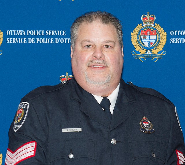 PoliceAssocON's tweet photo. Richard Giroux of the @OttawaPolice has been nominated for a #policehero award. It was his determination that allowed the implementation of a city-wide AED program, which has saved the lives of many citizens. Today is the last chance to nominate your hero! https://t.co/nqwiCa7qZq https://t.co/6FJwMG0Tz8
