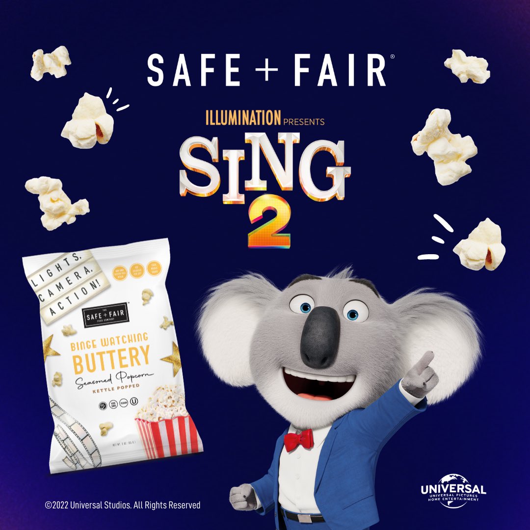 To celebrate the at home release, we’ve teamed up with <a href="/SingMovie/">Sing 2</a> to be their official popcorn sponsor! We’re bringing you a chance to win BIG on Instagram, Facebook, and Twitter!

Win big! Enter now! 🍿

safeandfair.com/blogs/news/dre…