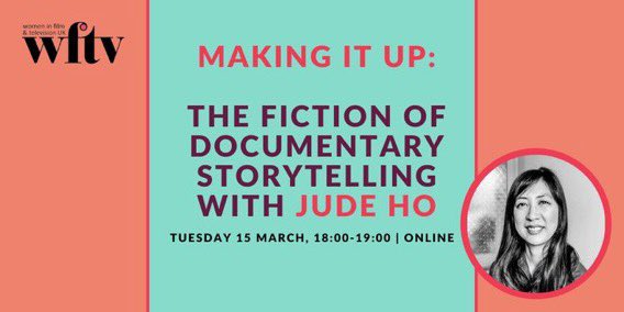 Tomorrow! 6pm! Am on the other side of the camera banging on about documentary storytelling and some of the tools we can learn from drama. wftv.org.uk/events