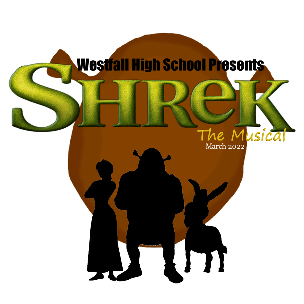 WestfallHS's tweet photo. WHS presents Shrek: The Musical March 18-20!  Pre-sale and reserved tickets are available online by visiting https://t.co/LXqoNxwWdX. This event will NOT be live-streamed, so don't miss out! Reserve your seat today! https://t.co/wlv4DA1xhc