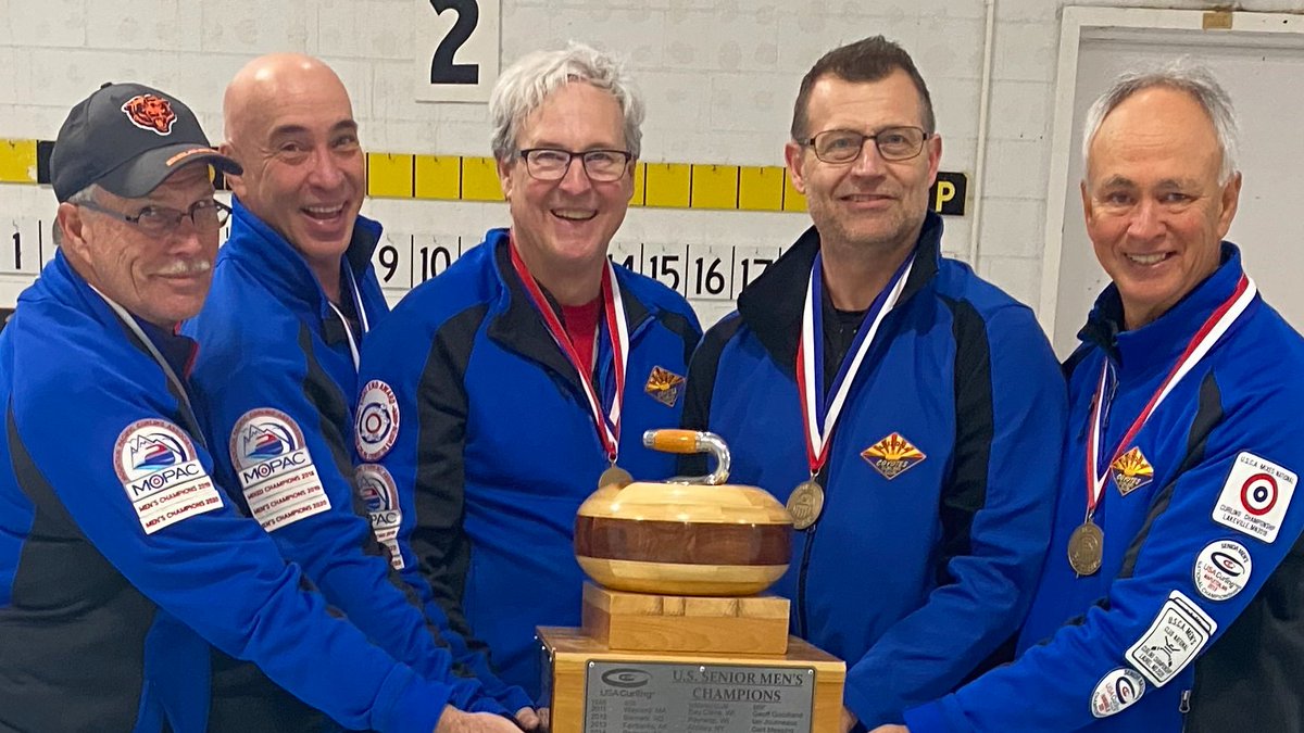 usacurl's tweet photo. Team Leclair ➡️ Team USA

Congratulations to Team Leclair on winning the 2022 #USACurling Senior Men's Curling Championship!

The Team will represent 🇺🇸 at the 2022 World Senior Curling Championships on Apr. 23-30 in Geneva, Switzerland! 

https://t.co/KpiWe2w6PP https://t.co/dZblY3brKU