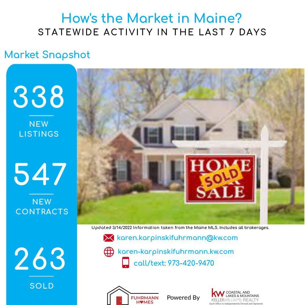 Happy Market Monday🏡Want to learn more about your local housing market, neighborhood activity or the value of your home, DM me today📲 
#realestate #sellersmarket #realestateconversations #fuhrmannhomes #karenkfuhrmannhomes #homesales #housingmarket #NH #ME #explorefuhrmannhomes